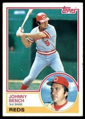 Johnny Bench #60 Baseball Cards 1983 Topps Prices