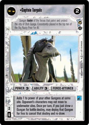 Captain Tarpals [Limited] Star Wars CCG Theed Palace