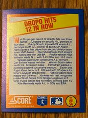 Dropo Hits 12 In Row #21 Baseball Cards 1989 Score Magic Motion Trivia A Year to Remember Prices