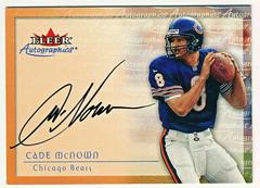 Cade McNown Football Cards 2000 Fleer Autographics Prices