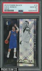 Luka Doncic [Gold] #13 Basketball Cards 2019 Panini Black Prices