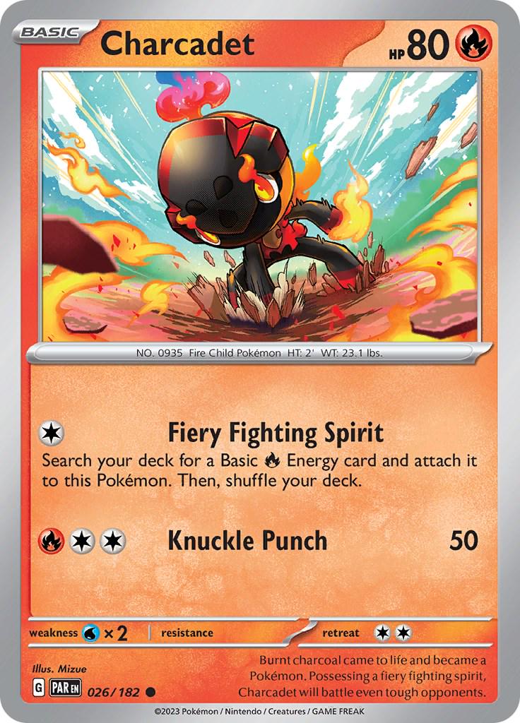 Charcadet #26 Pokemon Paradox Rift