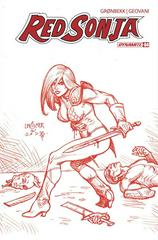 Red Sonja [Linsner Line Art] #4 (2023) Comic Books Red Sonja Prices