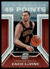 Zach LaVine #8 Basketball Cards 2019 Panini Contenders Optic Playing the Numbers Game Prices