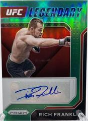Rich Franklin [Green] #LS-RFK Ufc Cards 2022 Panini Prizm UFC Legendary Signatures Prices