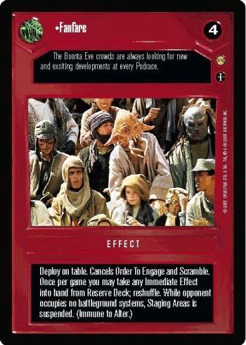 Fanfare [Limited] Star Wars CCG Tatooine