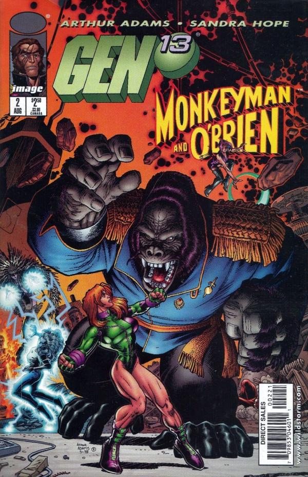 Gen13 / Monkeyman and O'Brien [Variant] #2 (1998) Comic Books Gen 13 / MonkeyMan & O'Brien