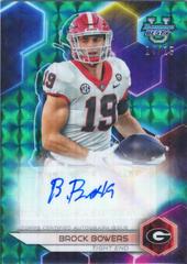 Brock Bowers [Teal Geometric] #BOA-BB Football Cards 2023 Bowman's Best University Autographs Prices