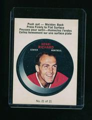 Henri Richard Hockey Cards 1968 O-Pee-Chee Puck Stickers Prices