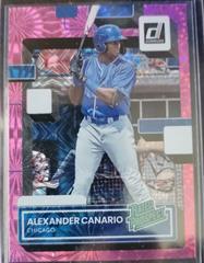Alexander Canario [Pink Fireworks] #RP-12 Baseball Cards 2022 Panini Donruss Rated Prospects Prices