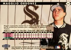 Rear | Magglio Ordonez Baseball Cards 1998 Fleer Tradition