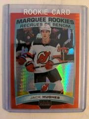 Jack Hughes [Red Prism] Hockey Cards 2019 O Pee Chee Platinum Prices