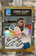 Ezekiel Elliott [Autograph Bronze] #168 Football Cards 2016 Panini Donruss Optic Prices