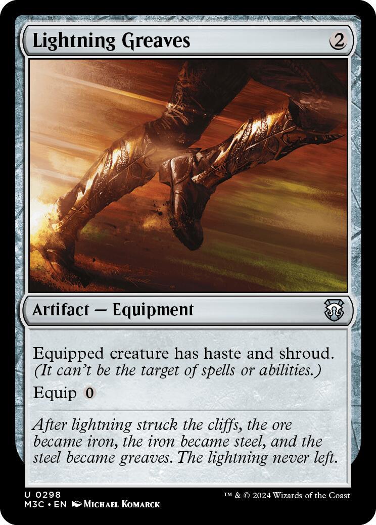 Prix de Lightning Greaves [Foil] 298 Magic Modern Horizons 3