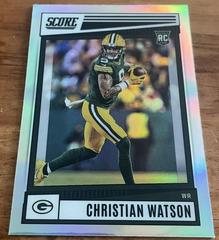 Christian Watson [Silver] #SP-367 Football Cards 2022 Panini Chronicles Score Premium Rookies Prices