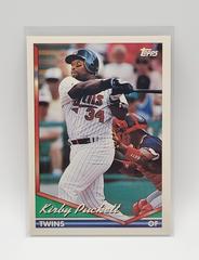 Kirby Puckett Baseball Cards 1994 Topps Prices