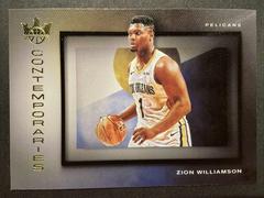 Zion Williamson #5 Basketball Cards 2021 Panini Court Kings Contemporaries Prices