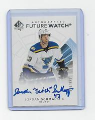 Jordan Schmaltz [Future Watch Black Silver Ink Autograph] #121 Hockey Cards 2017 SP Authentic Prices