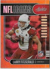 Larry Fitzgerald [Spectrum Orange] #5 Football Cards 2019 Panini Absolute NFL Icons Prices