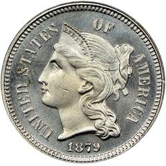1879 Coins Three Cent Nickel Prices