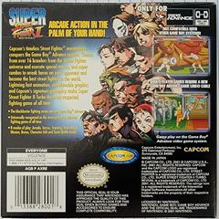 Box Back | Super Street Fighter II GameBoy Advance
