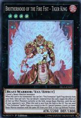 Brotherhood of the Fire Fist - Tiger King FIGA-EN027 YuGiOh Fists of the Gadgets Prices