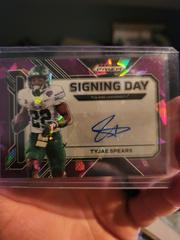 Tyjae Spears [signing day purple ice] #35 Football Cards 2023 Panini Prizm Draft Picks Signing Day Prices