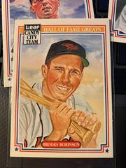 Brooks Robinson #H9 Baseball Cards 1987 Leaf Candy City Team Prices