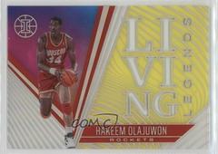 Hakeem Olajuwon [Asia Red & Yellow] Basketball Cards 2020 Panini Illusions Living Legends Prices