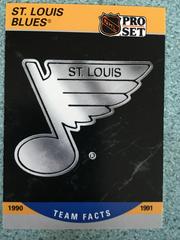 St.Louis Blues (logo) #582 Hockey Cards 1990 Pro Set Prices
