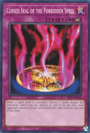 Cursed Seal of the Forbidden Spell IOC-EN049 YuGiOh Invasion of Chaos: 25th Anniversary