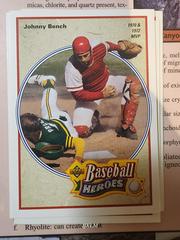 Johnny Bench [MVP] Baseball Cards 1992 Upper Deck Heroes Bench Morgan Prices