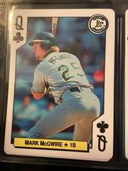 Mark McGwire [Queen of Clubs] Baseball Cards 1992 U.S. Playing Card All Stars Prices