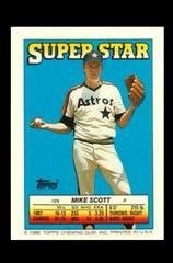 Mike Scott #26 Baseball Cards 1988 Topps Stickercard Prices
