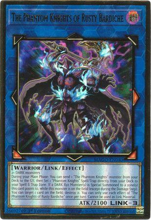 The Phantom Knights of Rusty Bardiche MAGO-EN040 YuGiOh Maximum Gold