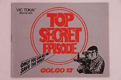 Golgo 13 Top Secret Episode - Manual | Golgo 13 Top Secret Episode NES