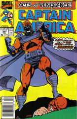 Captain America [Newsstand] #367 (1990) Comic Books Captain America Prices