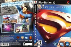 Slip Cover Scan By Canadian Brick Cafe | Superman Returns Playstation 2