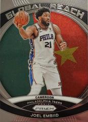 Joel Embiid #5 Basketball Cards 2023 Panini Prizm Global Reach Prices