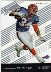 Thurman Thomas #7 Football Cards 2015 Panini Clear Vision Prices