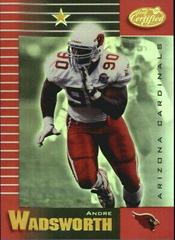Andre Wadsworth [Mirror Red] #3 Football Cards 1999 Leaf Certified Prices