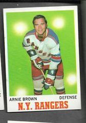 Arnie Brown Hockey Cards 1970 Topps Prices