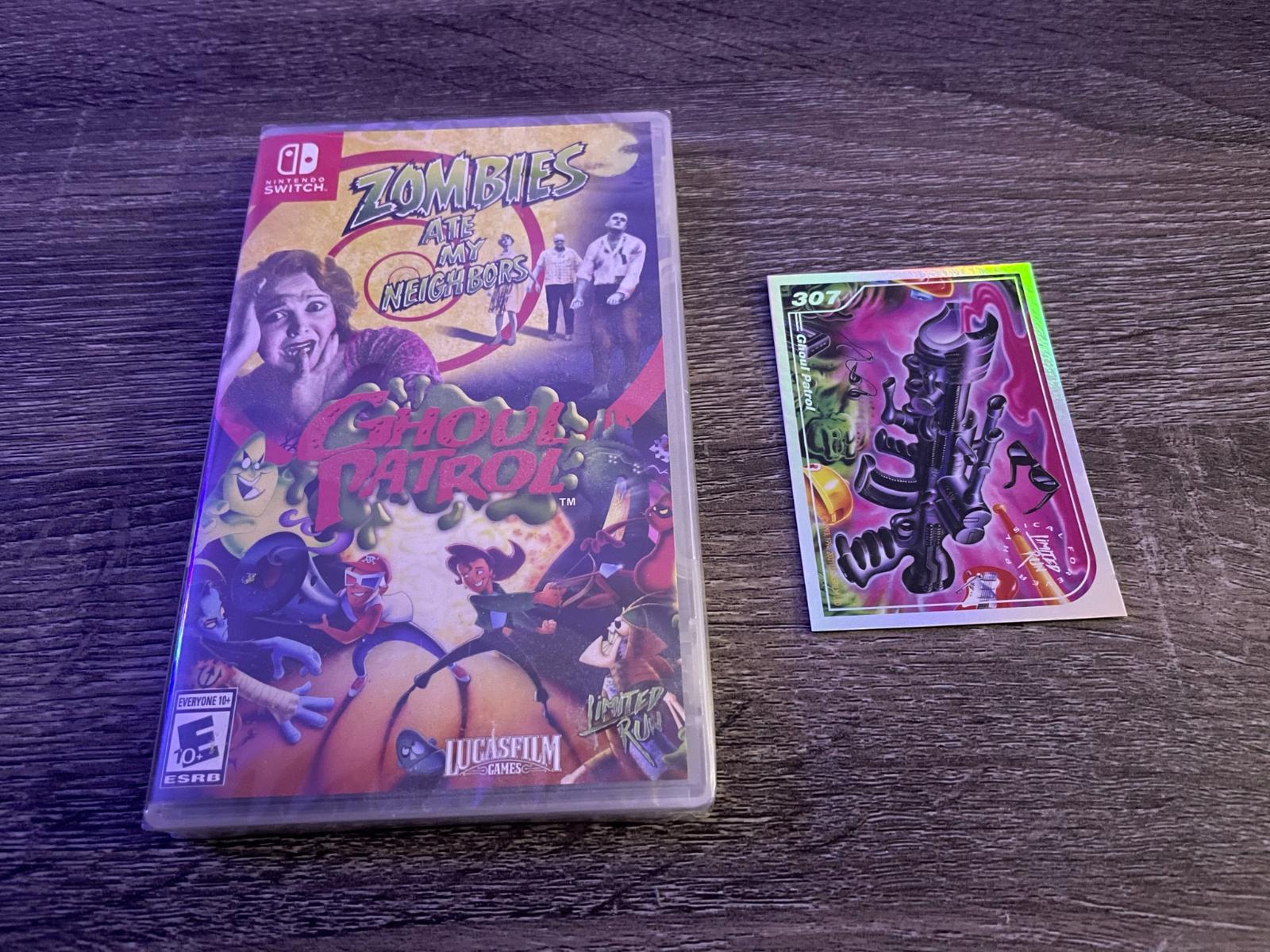 Zombies Ate My Neighbors & Ghoul Patrol New Item, Box, and Manual Nintendo Switch