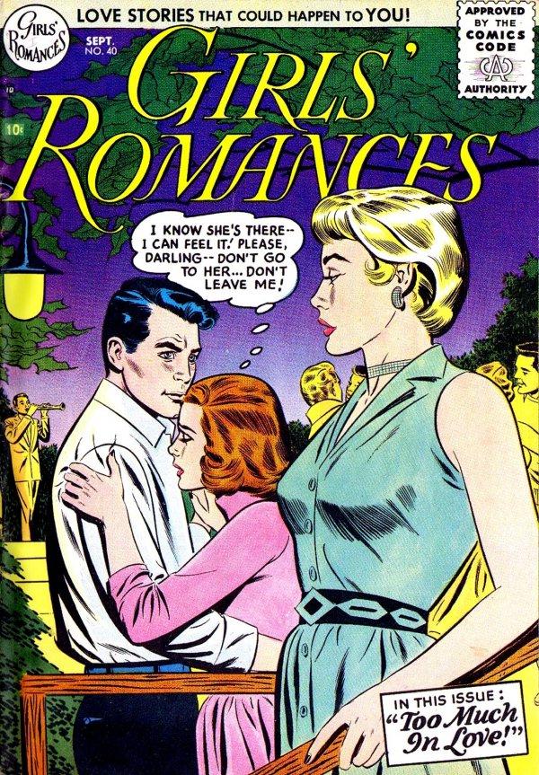 Girls' Romances #40 (1956) Comic Books Girls' Romances