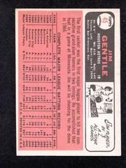 Back | Jim Gentile Baseball Cards 1966 Topps