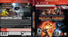Slip Cover Scan By Canadian Brick Cafe | Mortal Kombat Komplete Edition Playstation 3