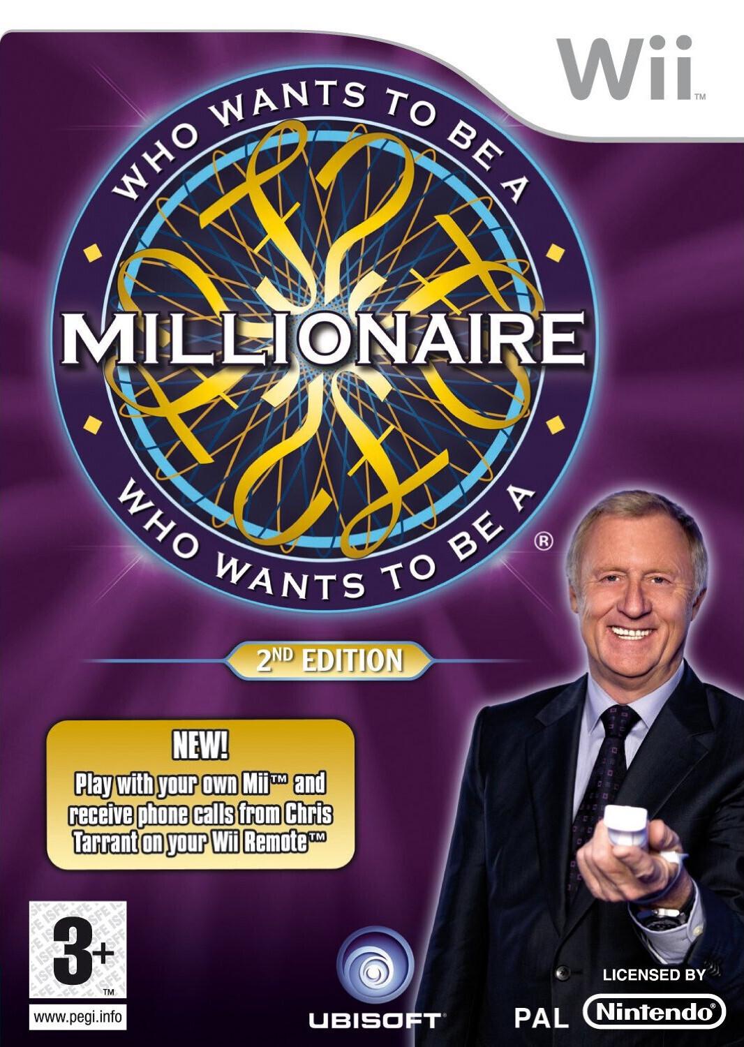 Who Wants to Be a Millionaire 2nd Edition PAL Wii