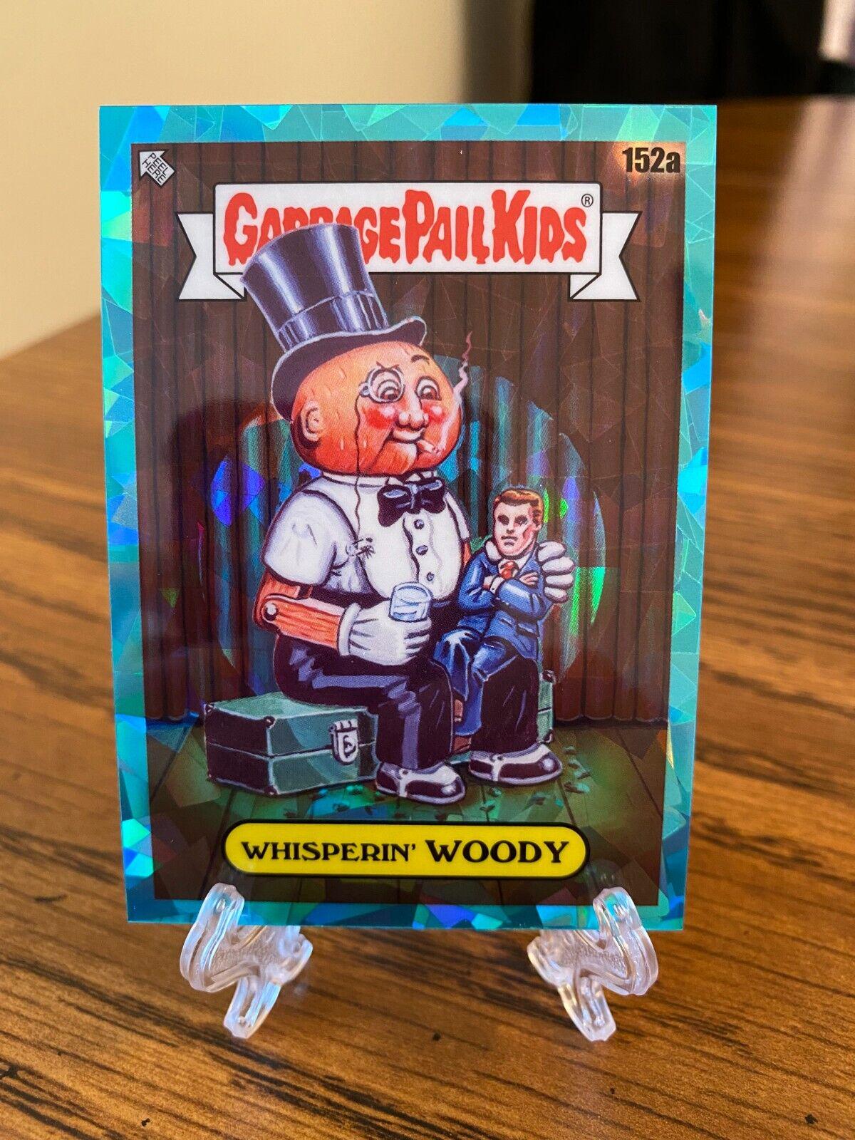 WHISPERIN' WOODY [Blue] #152a Garbage Pail Kids 2021 Sapphire