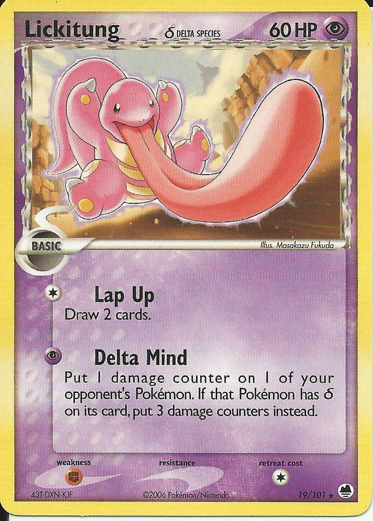 Lickitung #19 Prices | Pokemon Dragon Frontiers | Pokemon Cards