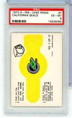 California Seals #7 Hockey Cards 1973 O-Pee-Chee Rings Prices